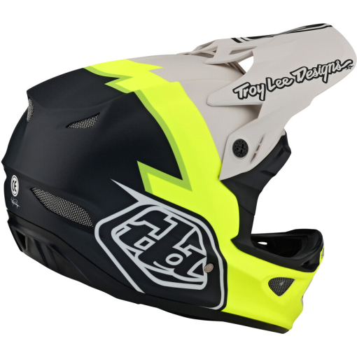 TLD D3 Fiberlite Helmet ,Volt Flo Yellow - Image 3