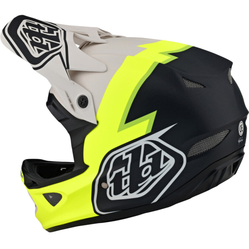 TLD D3 Fiberlite Helmet ,Volt Flo Yellow - Image 4