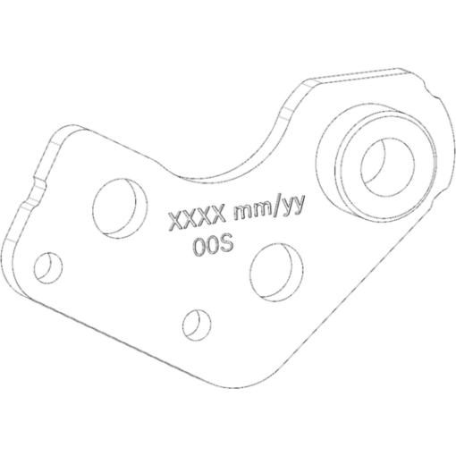 Bosch Mounting plate, short right (BDU37YY)