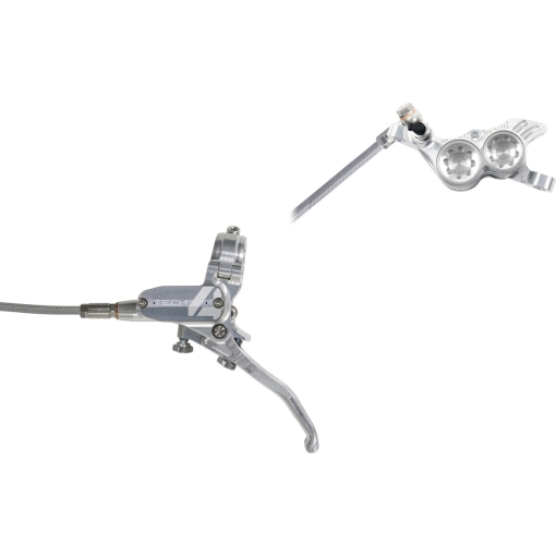 Hope Tech 4 V4 Silver/Silver, Braided