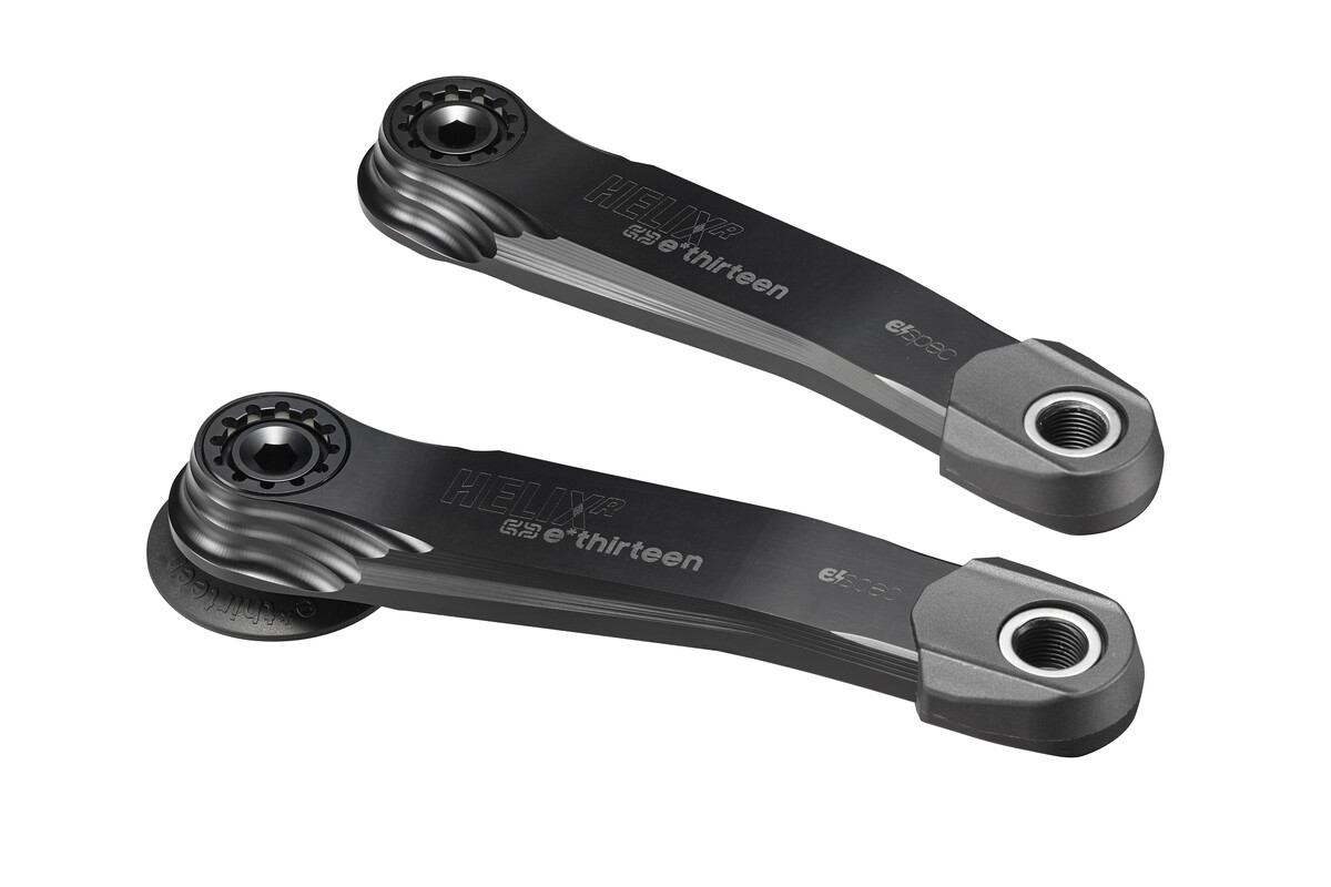E13 Helix Race e*spec Alloy Cranks, Black