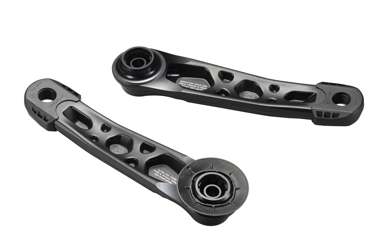 E13 Helix Race e*spec Alloy Cranks, Black - Image 2