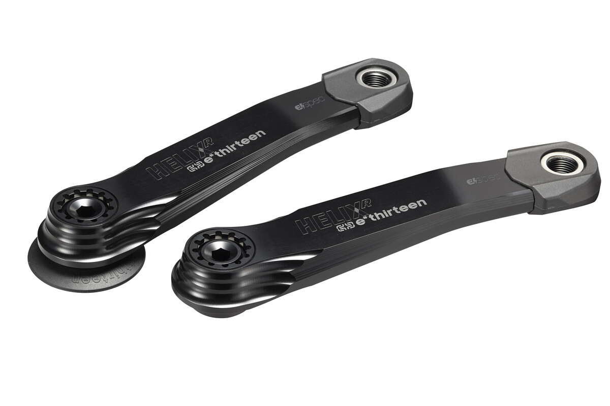 E13 Helix Race e*spec Alloy Cranks, Black - Image 4
