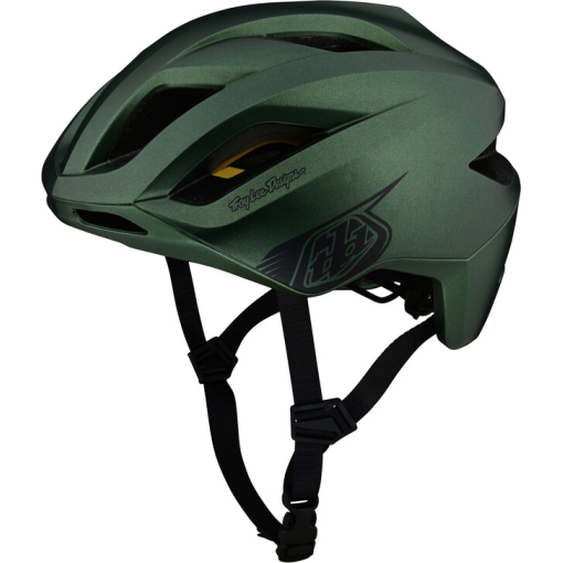 TLD Grail Helmet, Badge Forest Green