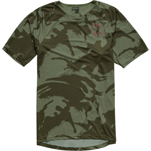 TLD Skyline Ss Jersey Shadow Camo Olive