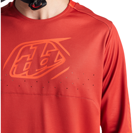 TLD Sprint Jersey Icon Fire Orange - Image 3