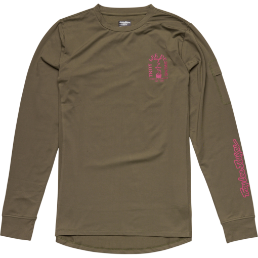 TLD Ruckus Ls Ride Tee Fangs Olive