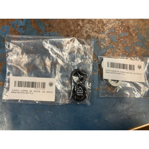 Mondraker Play/F-Play rear wheel nuts and washers