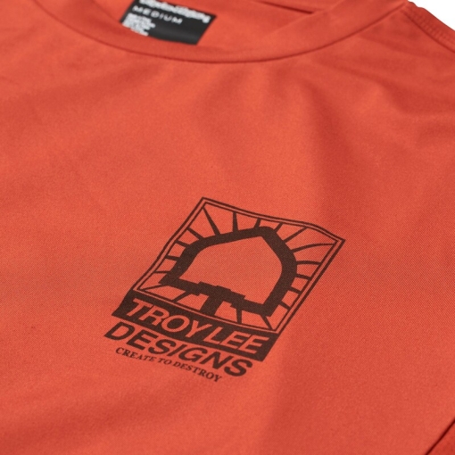 TLD Ruckus Ls Ride Tee Create To Destroy Brick - Image 2