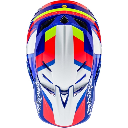 TLD D4 Composite Helmet Omega White / Blue - Image 6