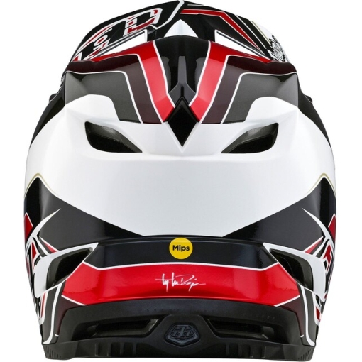 TLD D4 Polyacrylite Helmet Block Charcoal / Red - Image 5