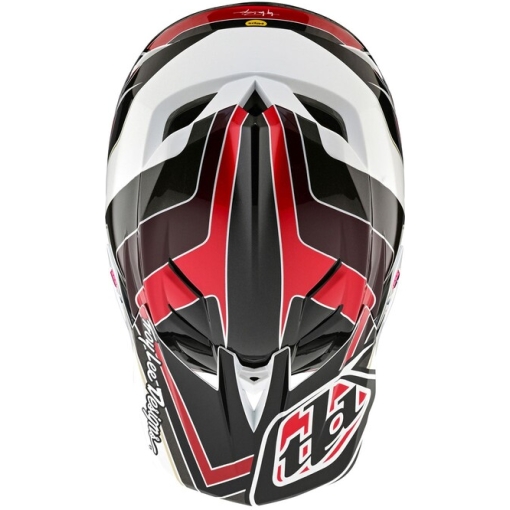 TLD D4 Polyacrylite Helmet Block Charcoal / Red - Image 6