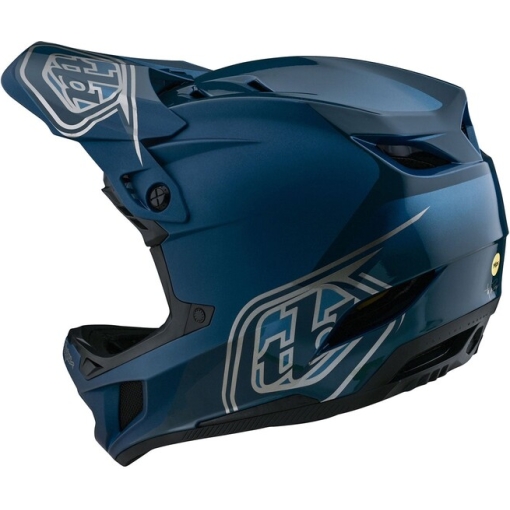 TLD D4 Polyacrylite Helmet Shadow Blue - Image 4
