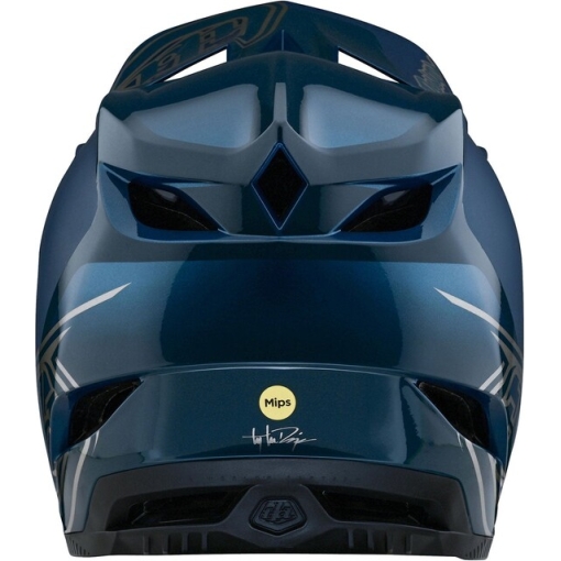 TLD D4 Polyacrylite Helmet Shadow Blue - Image 5