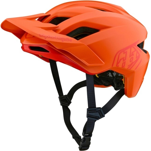 TLD Flowline Helmet Point Mandarin