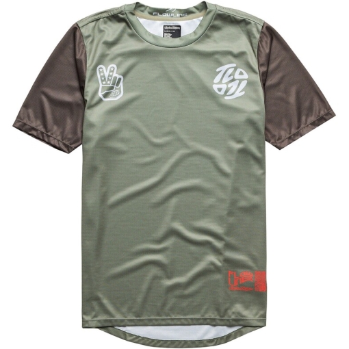 TLD Flowline Ss Jersey Flipped Olive