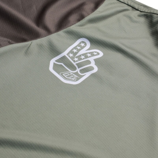 TLD Flowline Ss Jersey Flipped Olive - Image 3
