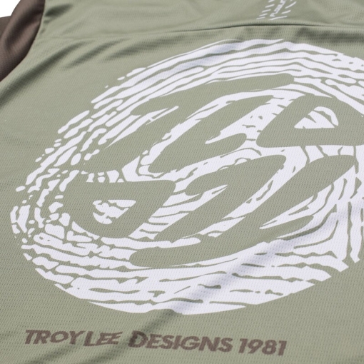 TLD Flowline Ss Jersey Flipped Olive - Image 4