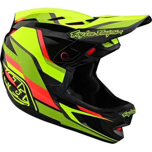 TLD D4 Carbon Helmet Omega Black / Yellow - Image 2