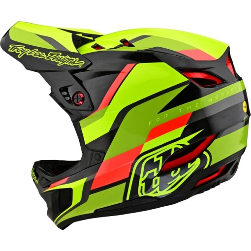 TLD D4 Carbon Helmet Omega Black / Yellow - Image 5
