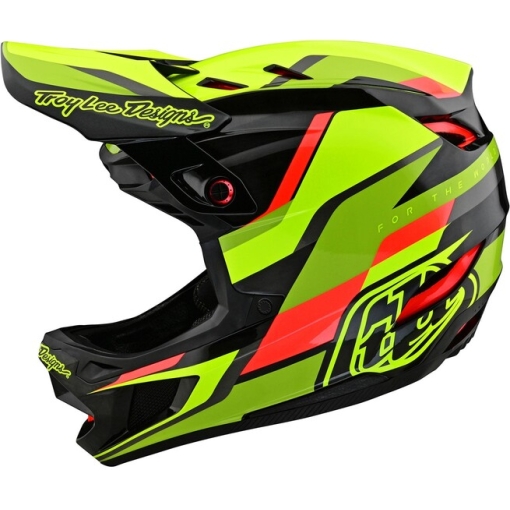 TLD D4 Carbon Helmet Omega Black / Yellow - Image 6