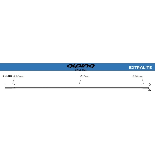 Alpina Extralite spoke – Black