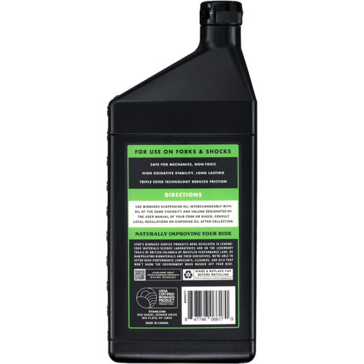 NoTubes Stans Biobased Suspension Oil, 1L - Image 2