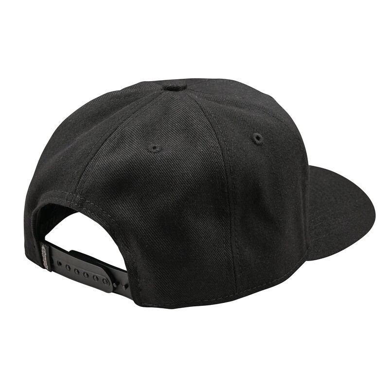 TLD Curved Snapback Hat Badge Black - Image 2
