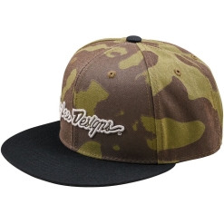 TLD Flat Bill Snapback Signature Olive Camo