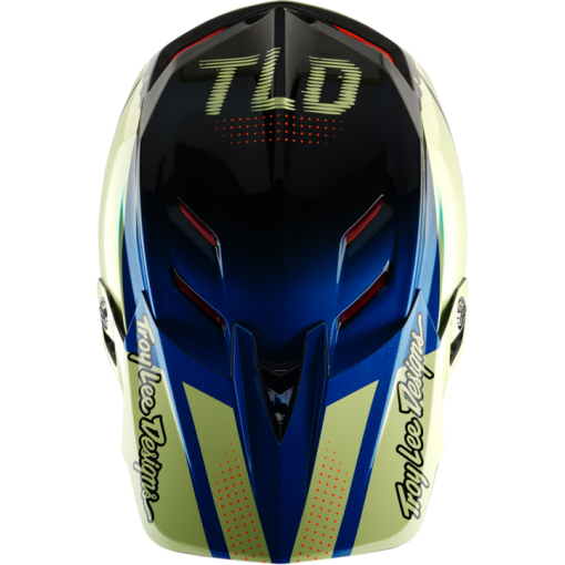 TLD D4 Composite Helmet W/Mips Drip Glo Yellow - Image 8