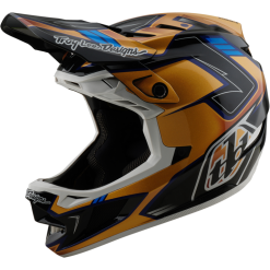 TLD D4 Composite Helmet W/Mips Royalty Black / Gold