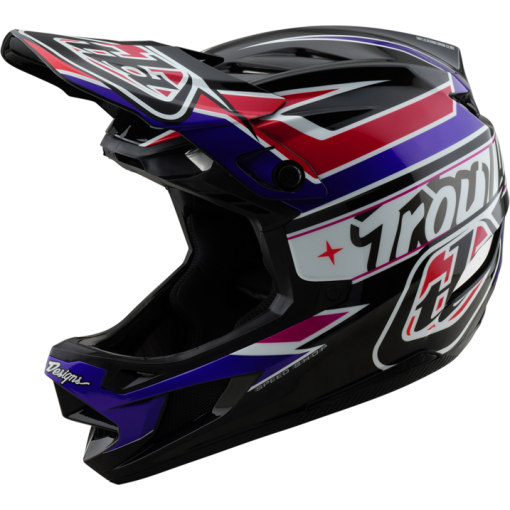 TLD D4 Polyacrylite Helmet W/Mips Linear Black
