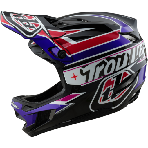 TLD D4 Polyacrylite Helmet W/Mips Linear Black - Image 2