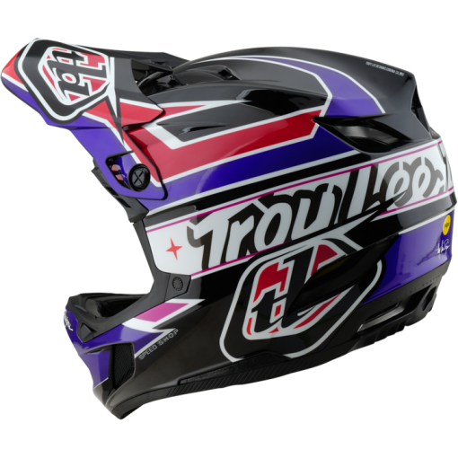 TLD D4 Polyacrylite Helmet W/Mips Linear Black - Image 3