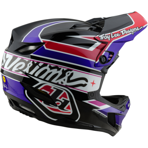 TLD D4 Polyacrylite Helmet W/Mips Linear Black - Image 5