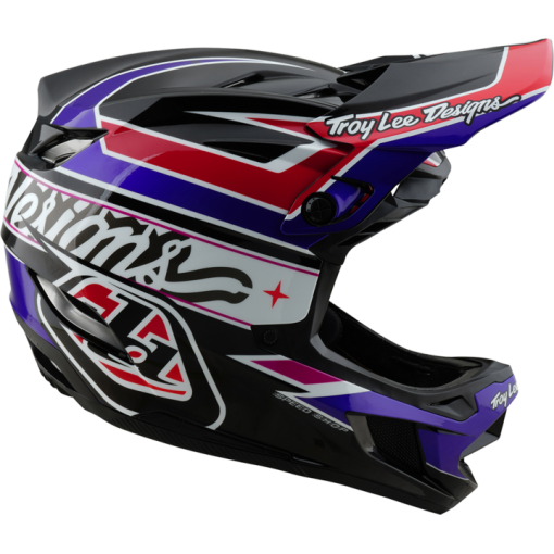 TLD D4 Polyacrylite Helmet W/Mips Linear Black - Image 6