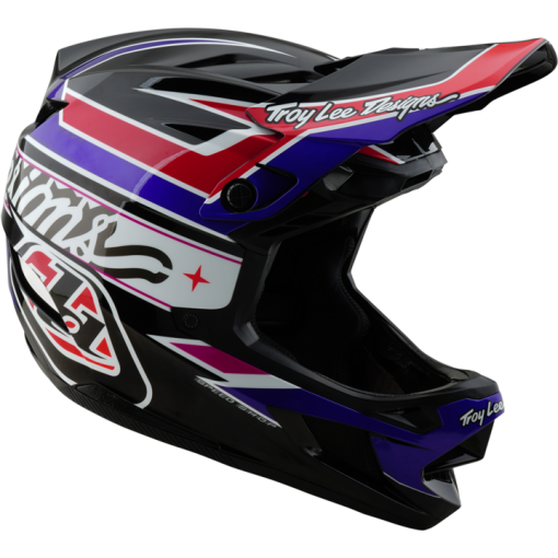 TLD D4 Polyacrylite Helmet W/Mips Linear Black - Image 7