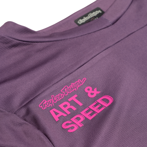 TLD Skyline Ss Jersey Radioscape Deep Purp - Image 3