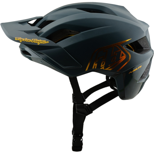 TLD Flowline Helmet W/Mips Point Gray / Gold - Image 2