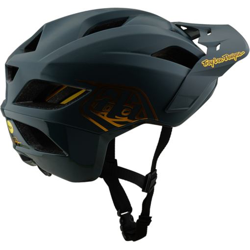 TLD Flowline Helmet W/Mips Point Gray / Gold - Image 3
