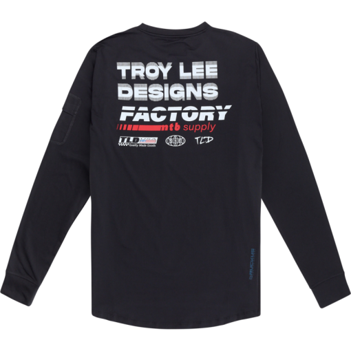 TLD Ruckus Long Sleeve Ride Tee Factory Carbon - Image 2