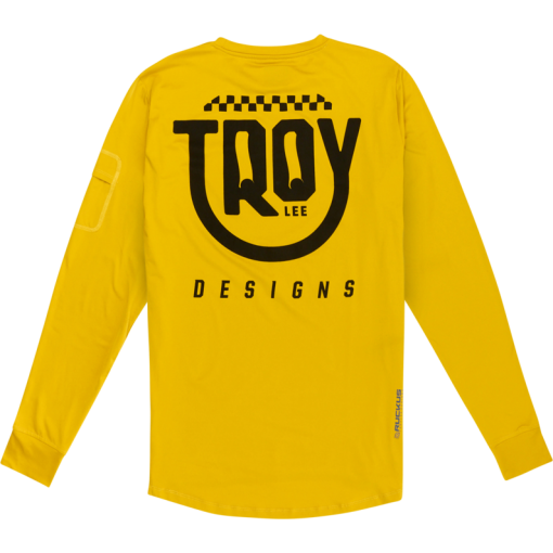 TLD Ruckus Long Sleeve Ride Tee Eyez Safron - Image 2