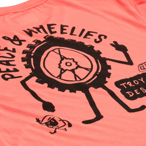 TLD Skyline Long Sleeve Ride Tee P&W Melon - Image 5