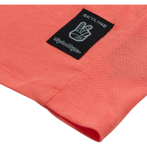 TLD Skyline Short Sleeve Ride Tee P&W Melon - Image 3