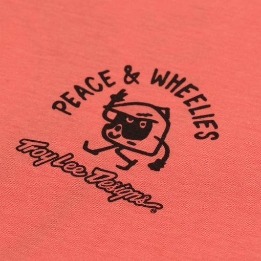 TLD Skyline Short Sleeve Ride Tee P&W Melon - Image 4