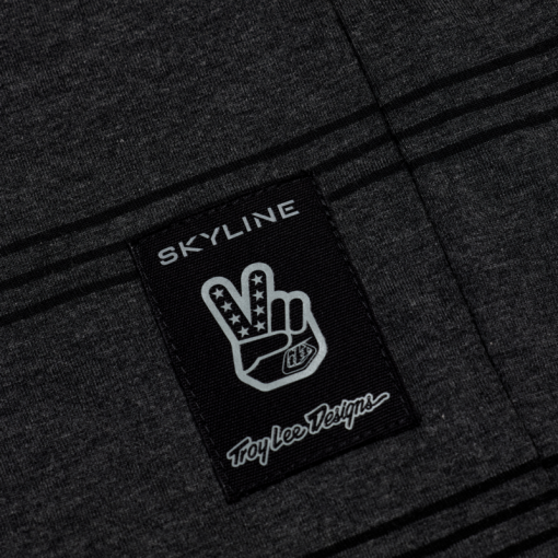 TLD Skyline Short Sleeve Ride Tee Washed Out Dark Cloud - Image 3