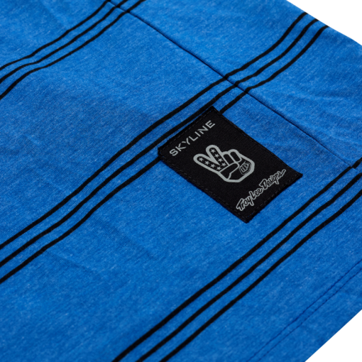 TLD Skyline Short Sleeve Ride Tee Washed Out Cobalt - Image 3