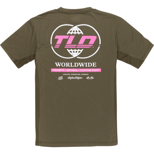 TLD Skyline Short Sleeve Ride Tee Worldwide Caper - Image 2