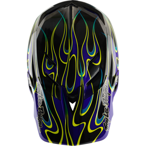 TLD D4 Carbon Helmet W/Mips Torched Black / Purple - Image 8