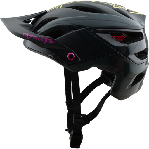 TLD A3 Helmet W/Mips Ghostwing Charcoal - Image 2